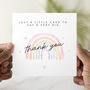 Rainbow Thank You Card, thumbnail 1 of 3