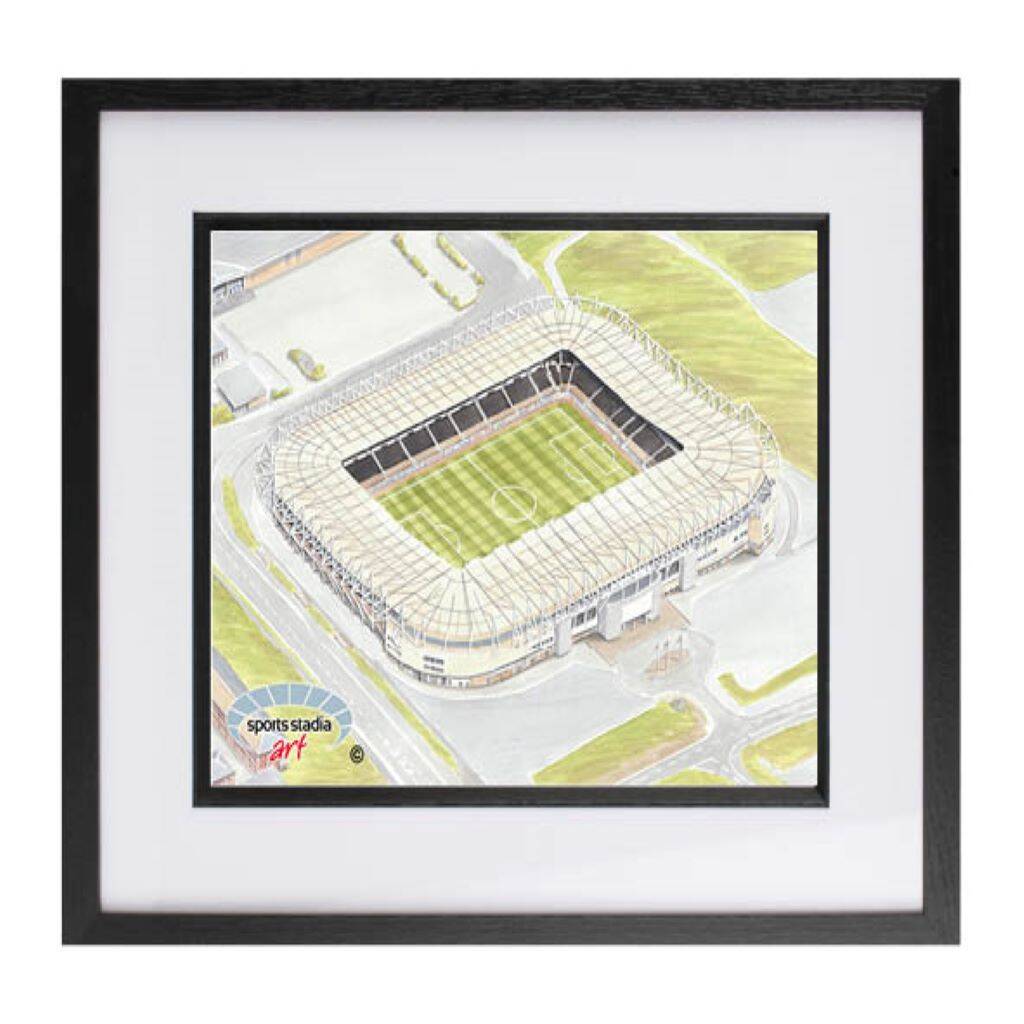 Derby County Fc Pride Park Stadium Art Print By Sports Stadia Art