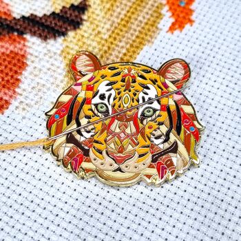 Mandala Tiger Cross Stitch Kit, 4 of 8