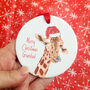 Giraffe Christmas Tree Decoration, thumbnail 7 of 8