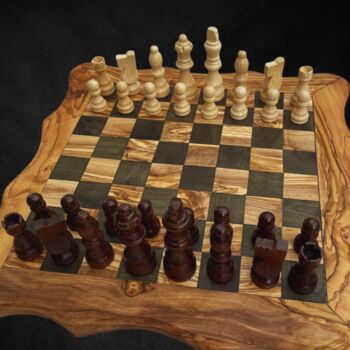 Customisable Wooden Chess Board Engraved | Wedding Gift, 3 of 5