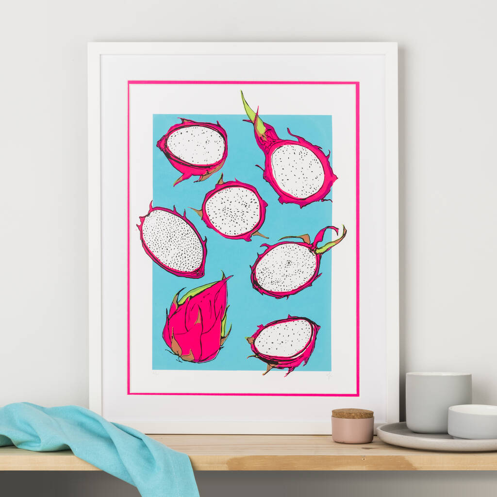 Dragon Fruits Limited Edition Screen Print, 1 of 9
