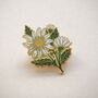 Daisy Flower Enamel Pin Badge, thumbnail 8 of 10