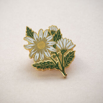 Daisy Flower Enamel Pin Badge, 8 of 10