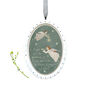 Elegant Oval Porcelain Angel Christmas Decoration, thumbnail 4 of 5
