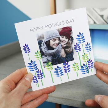 Happy Mother's Day Floral Photo Card, 2 of 4