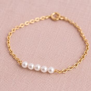 Delicate Pearl Bracelet, 2 of 9