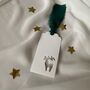 Gift Place Setting Tags With Hand Frayed Ribbon, thumbnail 5 of 5