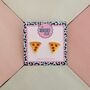 Pizza Slice Glitter Stud Earrings / Fun Food Jewellery / Gift For Her / Pizza Party Jewellery, thumbnail 1 of 5