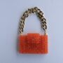 Beaded Purse With Chain Link Strap, thumbnail 4 of 12