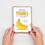Funny Thank You Card Thanks A Bunch, thumbnail 3 of 3