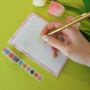 A6 Pink Swirl Notepad, thumbnail 4 of 5