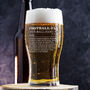 Football Fan Dictionary Definition Pint Glass And Gift Set, thumbnail 6 of 6