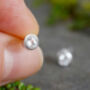 Topaz Stud Earring In Sterling Silver, thumbnail 4 of 6