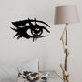 Womens Eye Metal Wall Art Captivating Female Gaze Decor, thumbnail 4 of 12