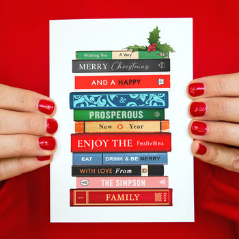 Personalised Books Christmas Card Packs, 4 of 4
