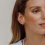 Toniná 14k Gold Vermeil Stud Earrings, thumbnail 2 of 7
