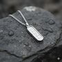 Personalised Tag Pendant Necklace, thumbnail 2 of 7