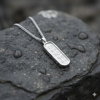 Personalised Tag Pendant Necklace, 2 of 7