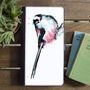 Inky Long Tailed Tit Wallet Phone Case With Card Slots, thumbnail 3 of 6