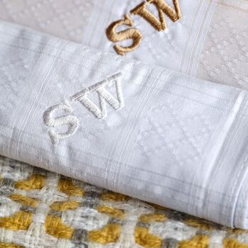 Personalised Mens Handkerchief Gift Set, 4 of 4