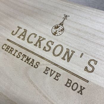 Personalised Artwork Christmas Eve Box Style Two, 4 of 11