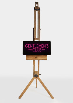 Gentlemen's Club El Neon Sign, 3 of 5