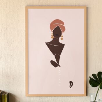 Set Of Three Abstract Black Women A3 Poster Print, 12 of 12