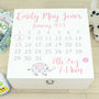 Luxury Calendar New Baby Memory Box, thumbnail 1 of 6