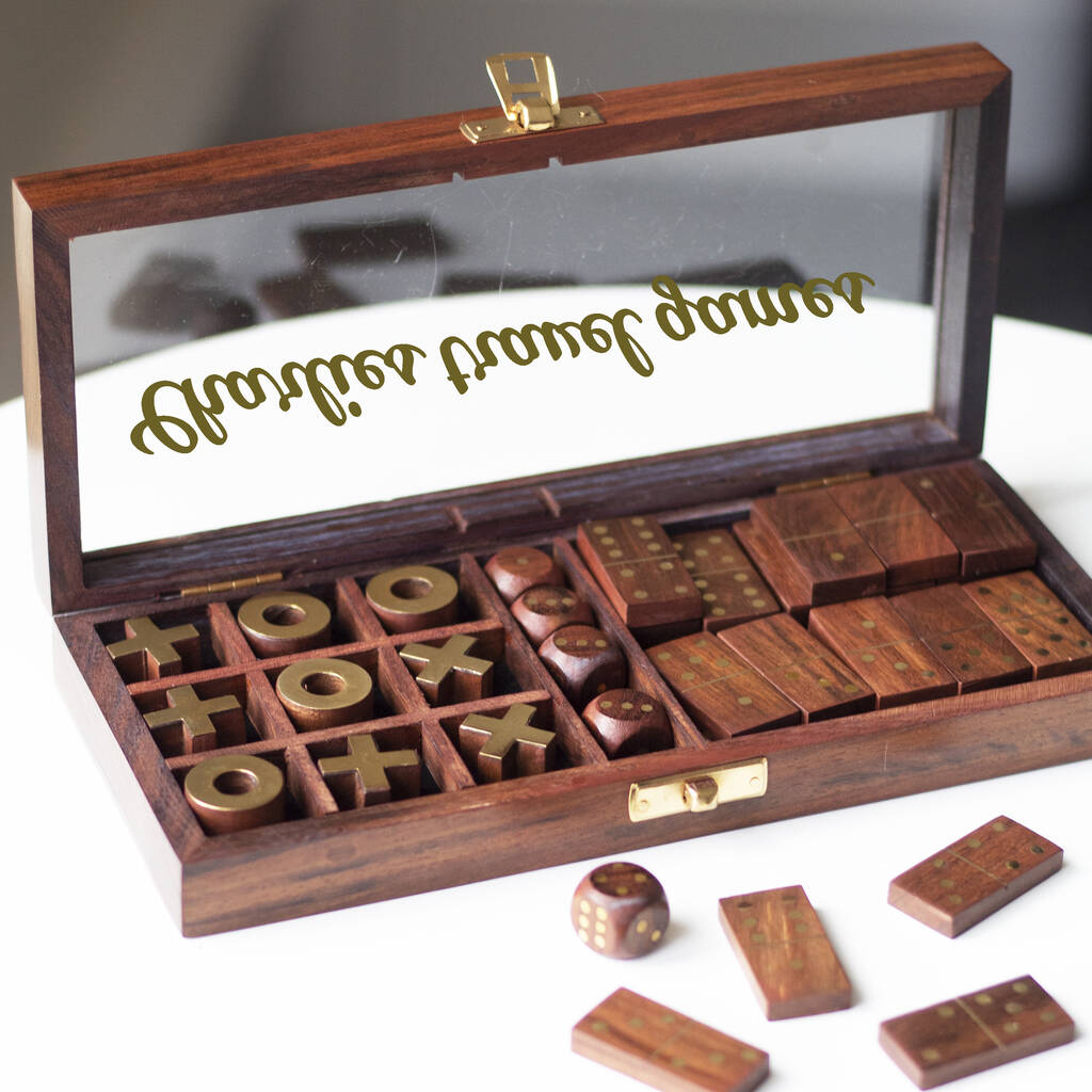 Personalised Luxury Travel Game Set By The Little Boys Room