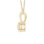 Genuine White Fire Opal Necklace In 9ct Gold, thumbnail 4 of 12