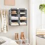 Set Of Two Hanging Wardrobe Organisers Storage Shelves, thumbnail 2 of 8