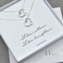 Sterling Silver Mother And Daughter Duo Necklaces, thumbnail 1 of 3