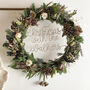 Personalised Fresh, Faux And Dried Christmas Wreath, thumbnail 1 of 7