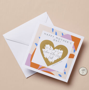 Personalised Brush Strokes Mother's Day Scratch Card, 2 of 4