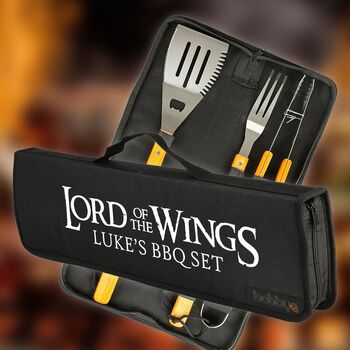 Personalised Lord Of The Wings BBQ Set, 2 of 4