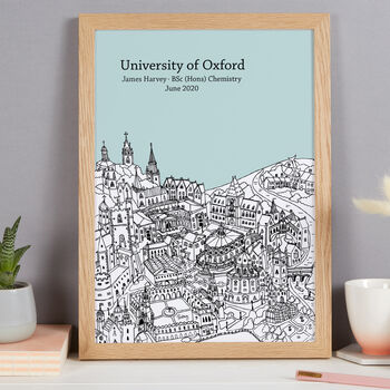 Personalised Oxford Graduation Gift Print, 5 of 9