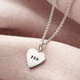 Personalised Heart Charm Necklace, thumbnail 3 of 7