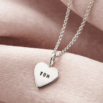 Personalised Heart Charm Necklace, 3 of 7