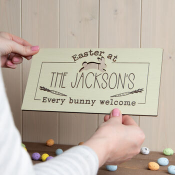 Personalised Easter At Family Sign, 3 of 5