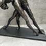 Dancing Couple Lovers Figurine – 37cm Black Ornament, thumbnail 8 of 12