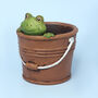 G Decor Green Frog Planter, thumbnail 4 of 6