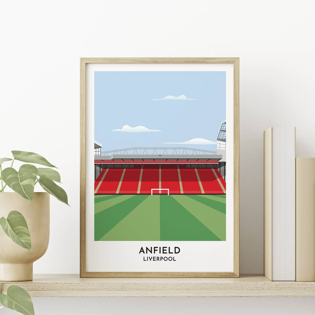 Personalised Contemporary Football Stadium Print, 1 of 12