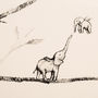Mother And Baby Elephant Bird, thumbnail 3 of 3