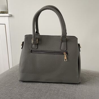 Personalised Grey Handbag Cross Body Bag, 3 of 5