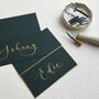 Forest Green Place Cards, thumbnail 4 of 4