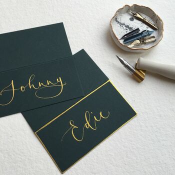 Forest Green Place Cards, 4 of 4