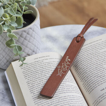 Genuine Leather Bookmark With Arabic Calligraphy, 12 of 12