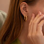 Wobbly Classic Small Hoop Earrings, thumbnail 6 of 7