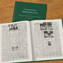 Manchester City Personalised Football Telegraph Book, thumbnail 8 of 11